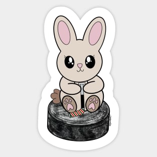 Puck Bunny (Minnesota) Sticker